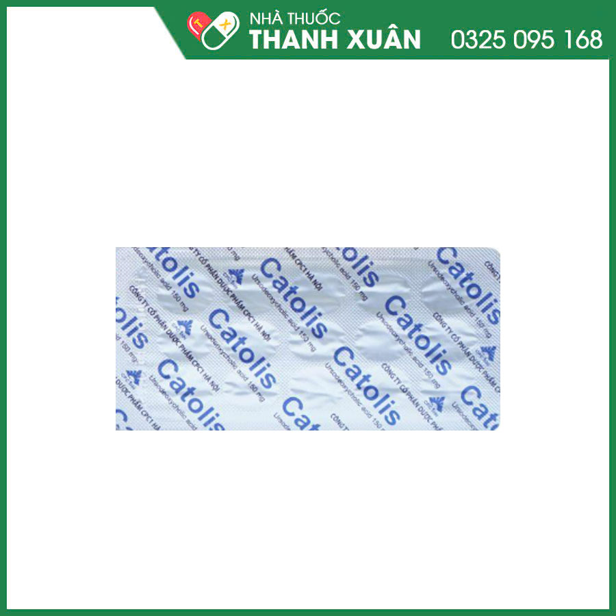 Catolis điều trị sỏi mật do cholesterol, xơ gan, viêm mật xơ cứng